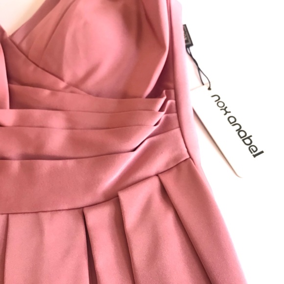 NWT Nox Anabel - 8347 V-Neck Long Evening Gown with high side slit, S (4-6) - Picture 4 of 12